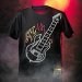 Electronic Rock Guitar Shirt – Grająca koszulka z elektryczną gitarą