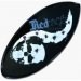 Red Back – Black Skull – Skimboard